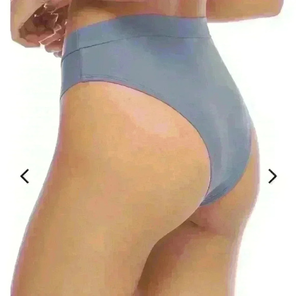 NWT Body Glove storm dusty blue bikini Greta & Marlee high thigh push up swim s - Picture 2 of 16